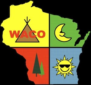 Wisconsin Association of Campground Owners (WACO) logo