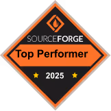 SourceForge 2025 Top Performer award badge