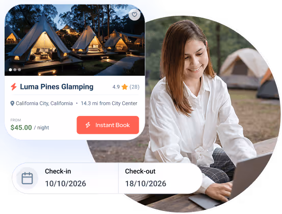 RoverPass marketplace listing for an RV park