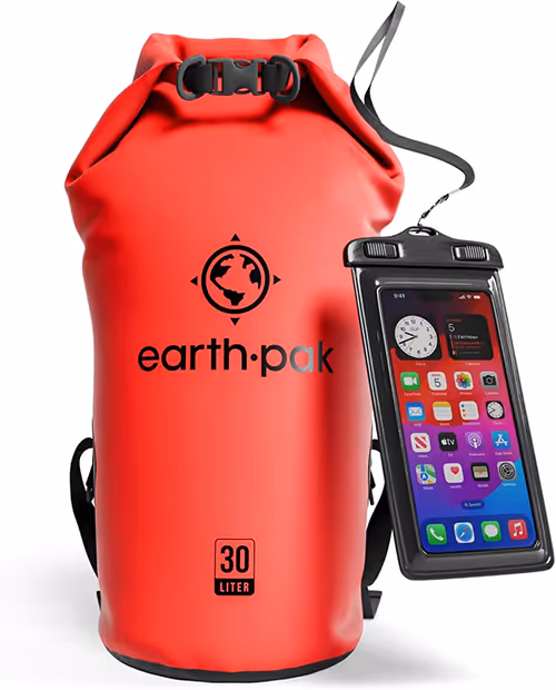 A waterproof dry bag designed for outdoor activities